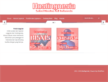 Tablet Screenshot of hostingnesia.com